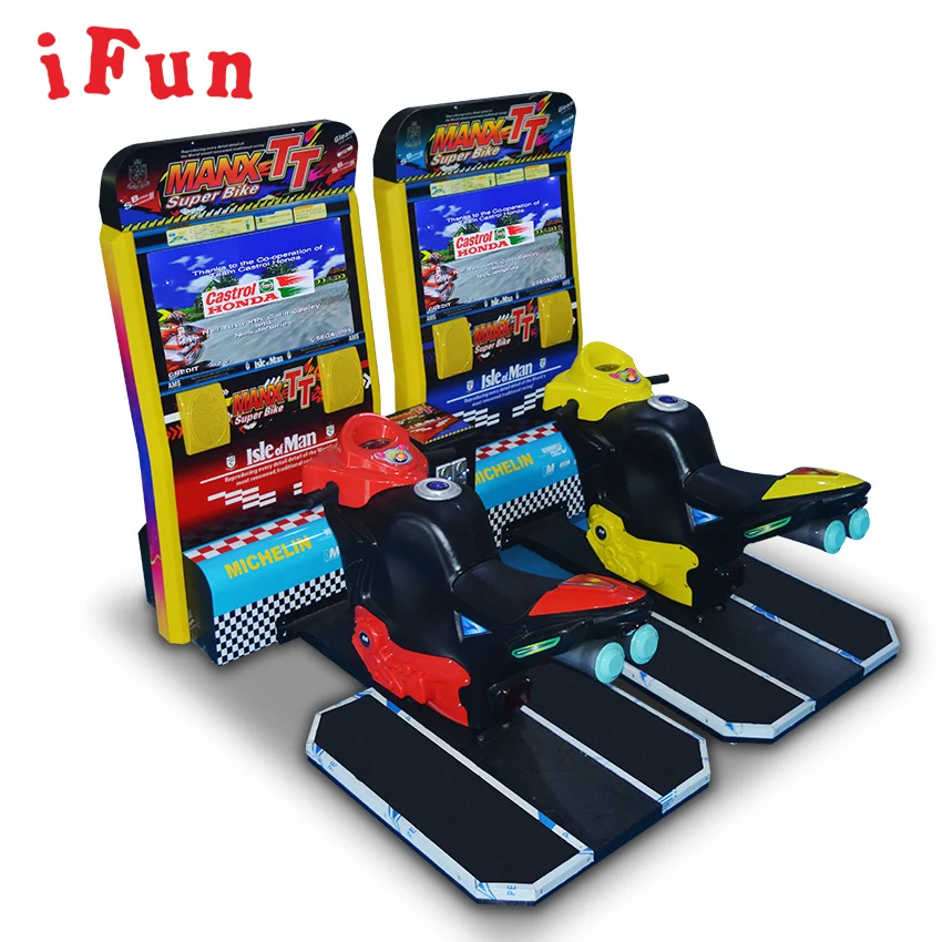 

Ifun Factory Manx TT 32" 42" Motor racing video game coin operated for Iraq
