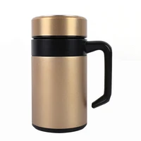 

17oz Stainless Steel Vacuum Flasks with handle thermos coffee mug Water Bottle Thermo insulated thermos mug