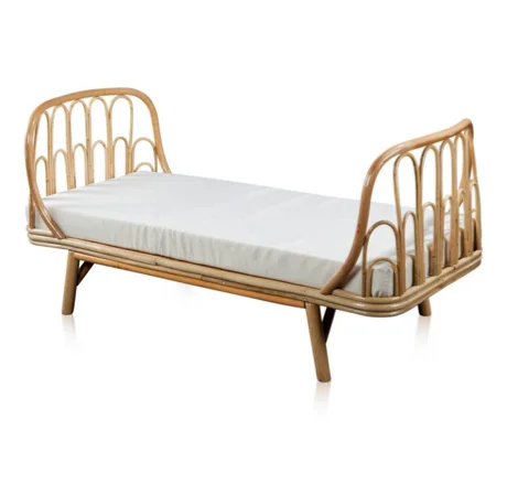 rattan childrens bed