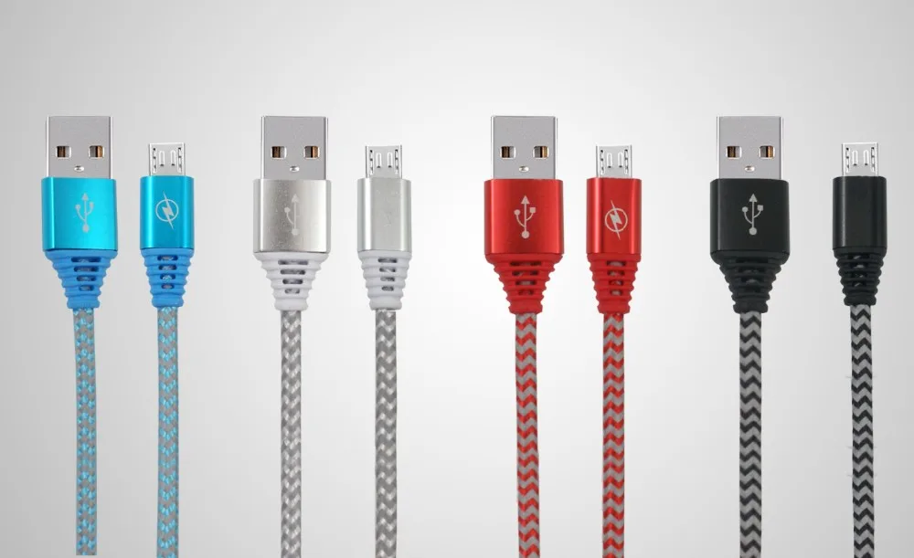 MIUSB High Quality 2A Micro USB Cable 1M Fast Charger Denim Braided Cable For samsung huawei - ANKUX.COM