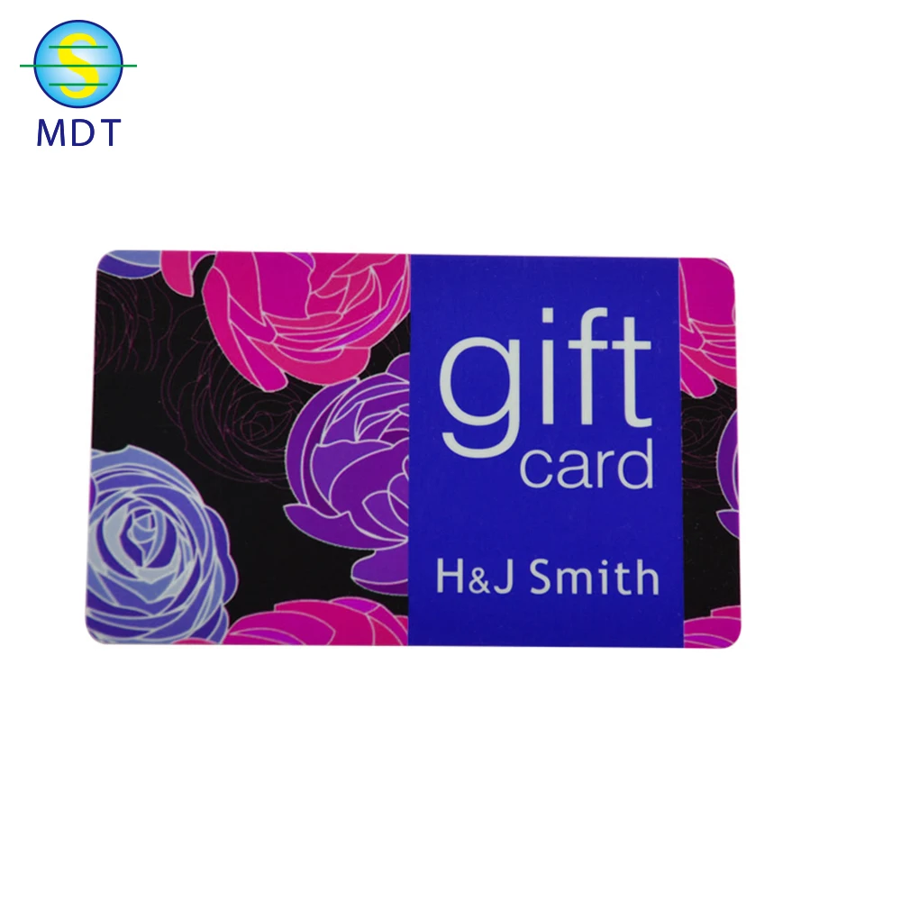 

mdt PVC standard smart card, Cmyk color ,metallic color