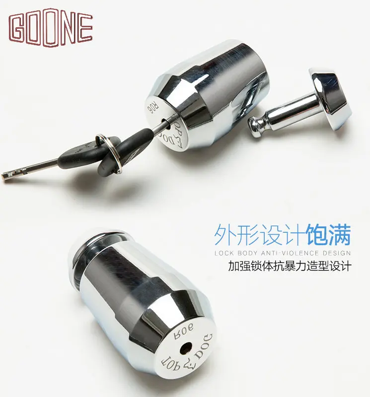 
Alloy steel portable detainer lock cylinder for electronic bike lock 
