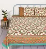 Home interior decor bedding set tapestry hippie cotton handmade bohemian bed sheet throw with pillow case
