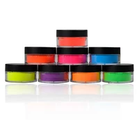 

8 colors high pigment matte bright loose eye shadow pigments neon eyeshadow