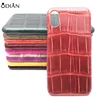 Odian Jewelry Luxury 100% Genuine Amazon Fashion Crocodile Alligator Genuine Leather Phone Case For phone 7/8 X XS MAS