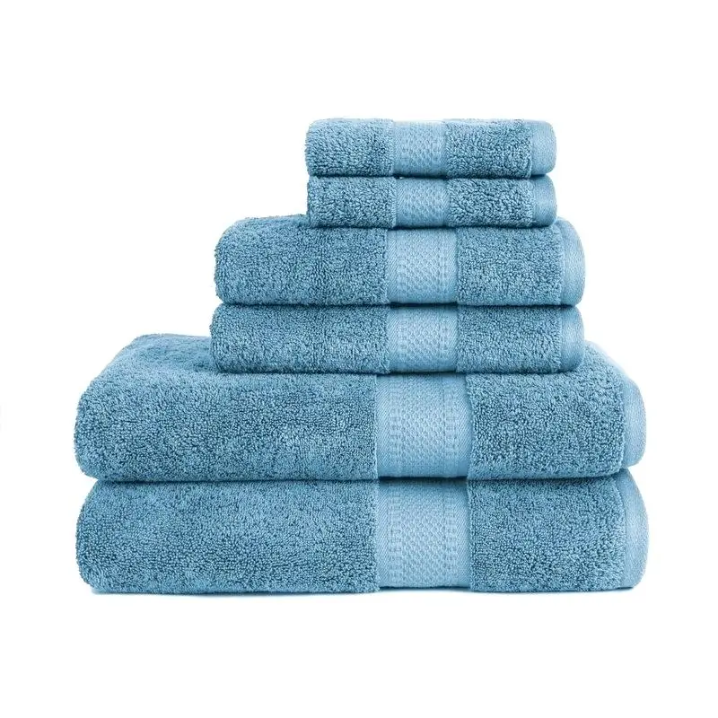 

Cotton towel sets luxury custom logo bath towel set