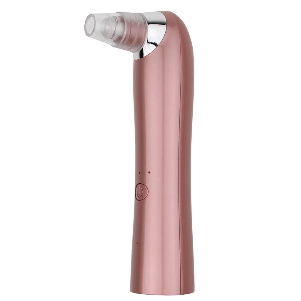 

Hot selling USB Rechargeable Facial Pore Cleaner Blackhead Remover Vacuum Exclusive, White and pink