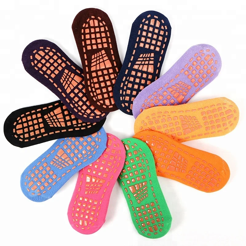 

Anti-slip Bulk Wholesale Custom Trampoline Socks, Custom color