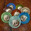Coloured bubble Glass Door Knob India Glass Knobs