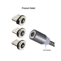 

Wholesale 3 in 1 Connectors Magnetic Usb Cable 2.4A Magnetic Usb Charging Cable For Smartphone