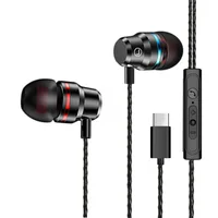 

Type-C Universal Wired In-Ear Earphones for Huawei P20 xiaomi 9/9SE and all type-C phones Music Earbuds with Microphone