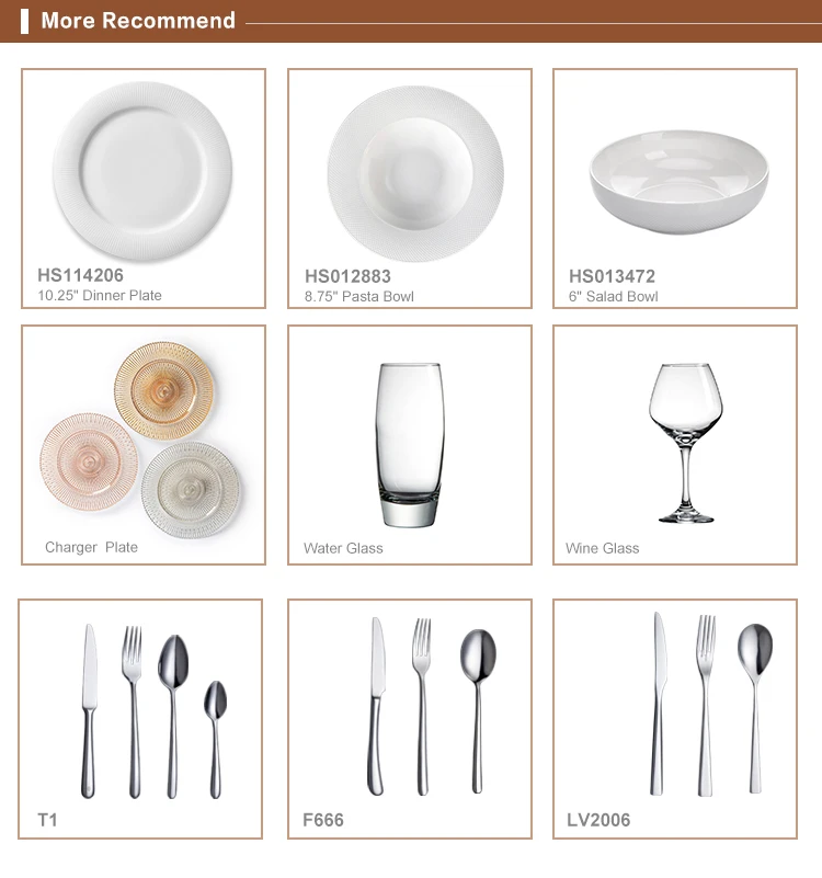Western Style Strong Lounge Assiette Porcelaine, Restaurant Dinnerware Bowls Dessert Plates Set*