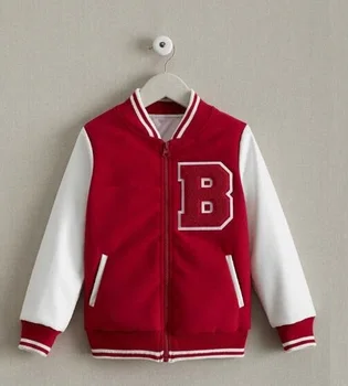 Kids Personalized Varsity Jacket - Buy Boys Winter Heavy Fleece Two ...
