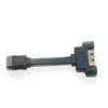 Custom Braided Double SATA Female 6 9 Pin 3.0 Ribbon Cable To USB Function Of DVD Drive Firewire JST Connector Wiring