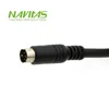 Custom DC JACK Mini Din 8 pin 2464 Cable Assembly