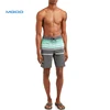 MGOO black and green striped swim trunks suits mens fitted bathing suits swim shorts swimsuits