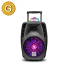 Active pro 15 inch 12 inch rechargeable plastic party laser lighting trolley public speaker system