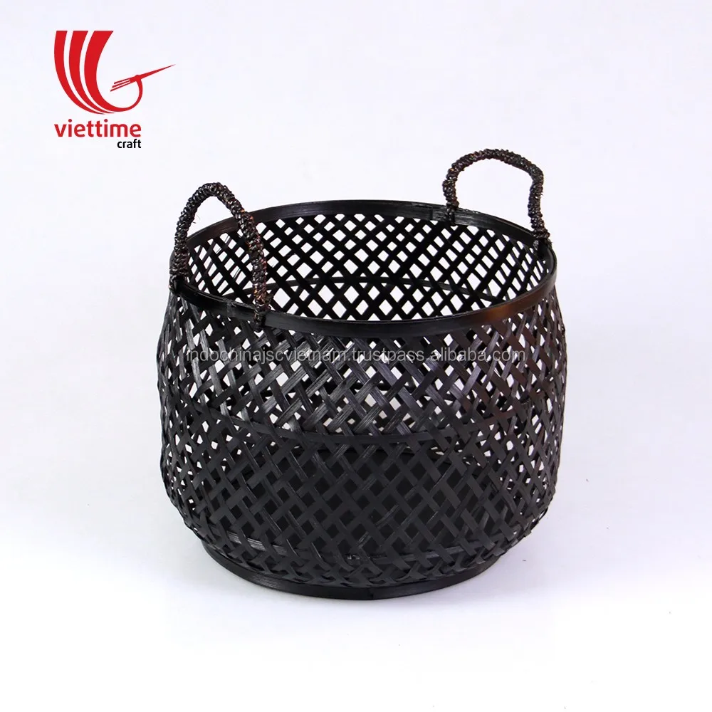 Vietnam Cheap Bamboo Basket Weaving,Bamboo Storage Basket Wholesale