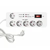 220V single phase 6 Schuko USB Low Voltage High Voltage surge protection power strip Voltage Protectors sockets
