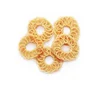 Garlic Onion Crackers Lotus Shaped snack pellets
