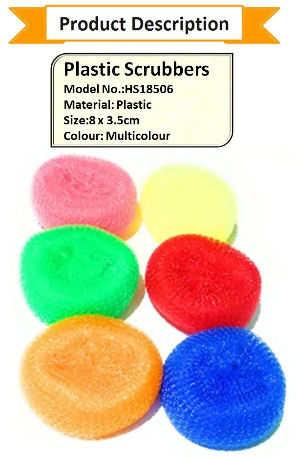 Household Cleaning Plastic Scrubbers Buy Plastic Pot Scrubbers