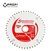 Low noise TCT circular saw blade for rubber cutting