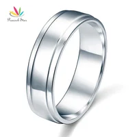 

Men's Solid Sterling Solid 925 Silver Wedding Band Ring Jewelry Accept Drop Shipping