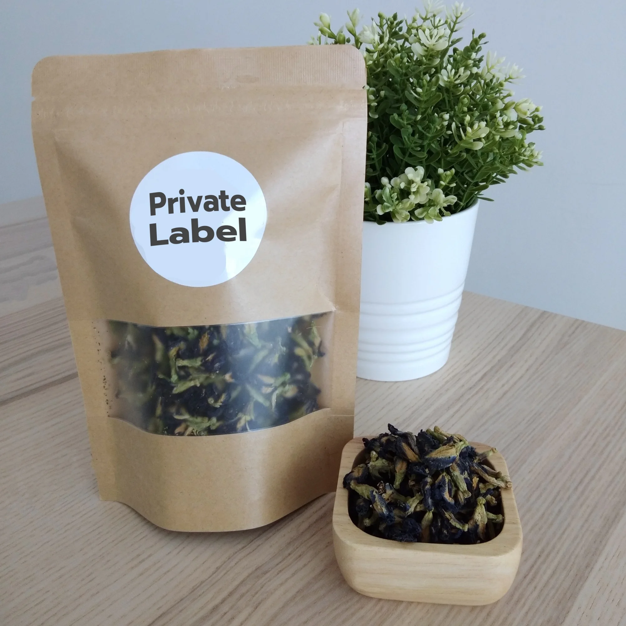 
Private Label Organic Dried Butterfly Pea Flower Tea and Powder from Thailand 