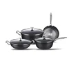 FDA certificated eco-friendly 7 pcs aluminum marble kitchen pot sets cookware sets cooking pot