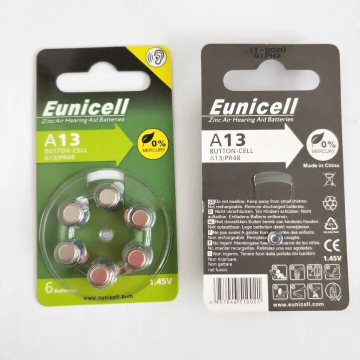 Best Quality Hearing Aid Batteries Size 10 312 13 675 Buy Hearing Aid