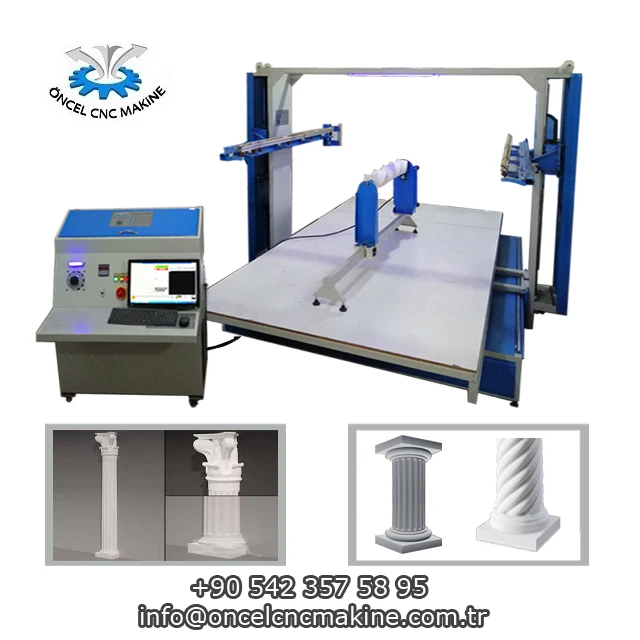 
3D EPS product decoration used foam cutting equipment machine 