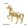 high quality modern look designer decorative animal sculpture piece aluminum cast horse