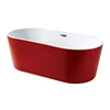 Acrylic Adult Bath Tub Modern 2 Person Corner Self Cleaning Bathtub
