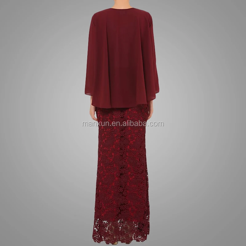 maroon chiffon top