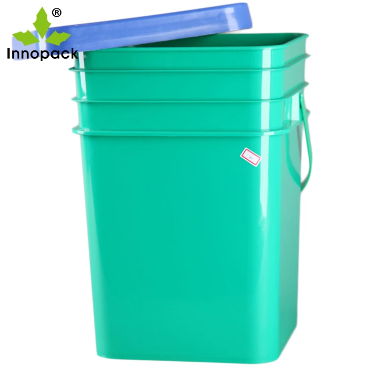 20l Square Plastic Bucket With Silicone Sealing Strip Lid Buy 20l