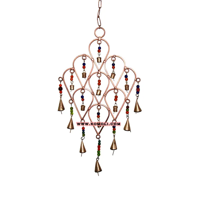 Wrought Iron Metal Craft Bells & Wind Chimes India Wholesale Home