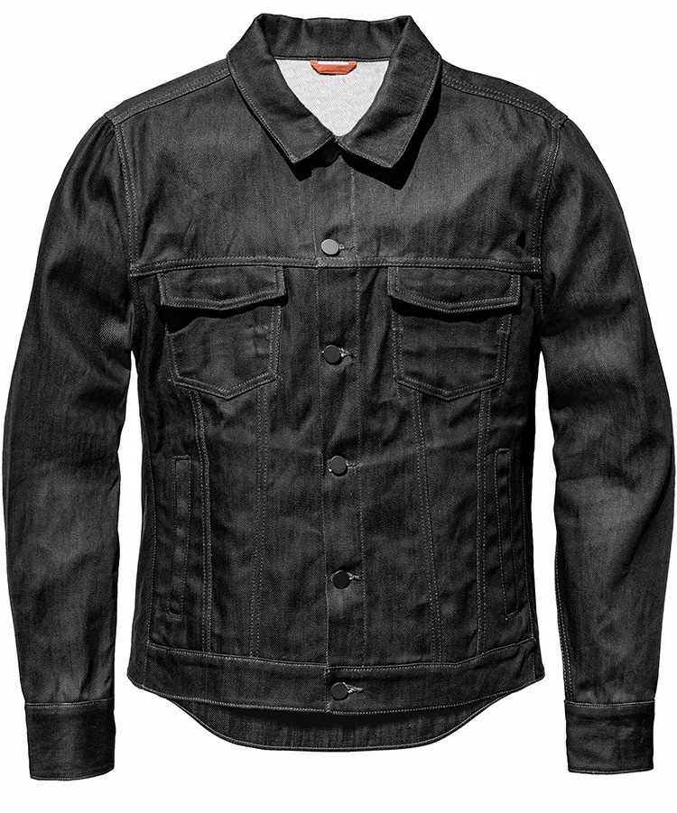 denim riding jacket
