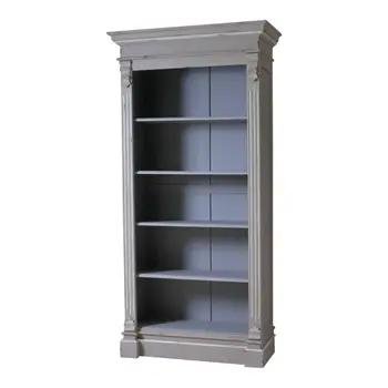 French Furniture Open Bookcase 4 Shelves French Provincial
