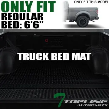 Buy Topline Autopart Black Rubber Diamond Plate Truck Bed Cargo