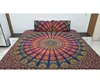 Traditional Looking Home Basis Mandala Tapestry UK/US Double BedSheet with 2 Pillow Sets