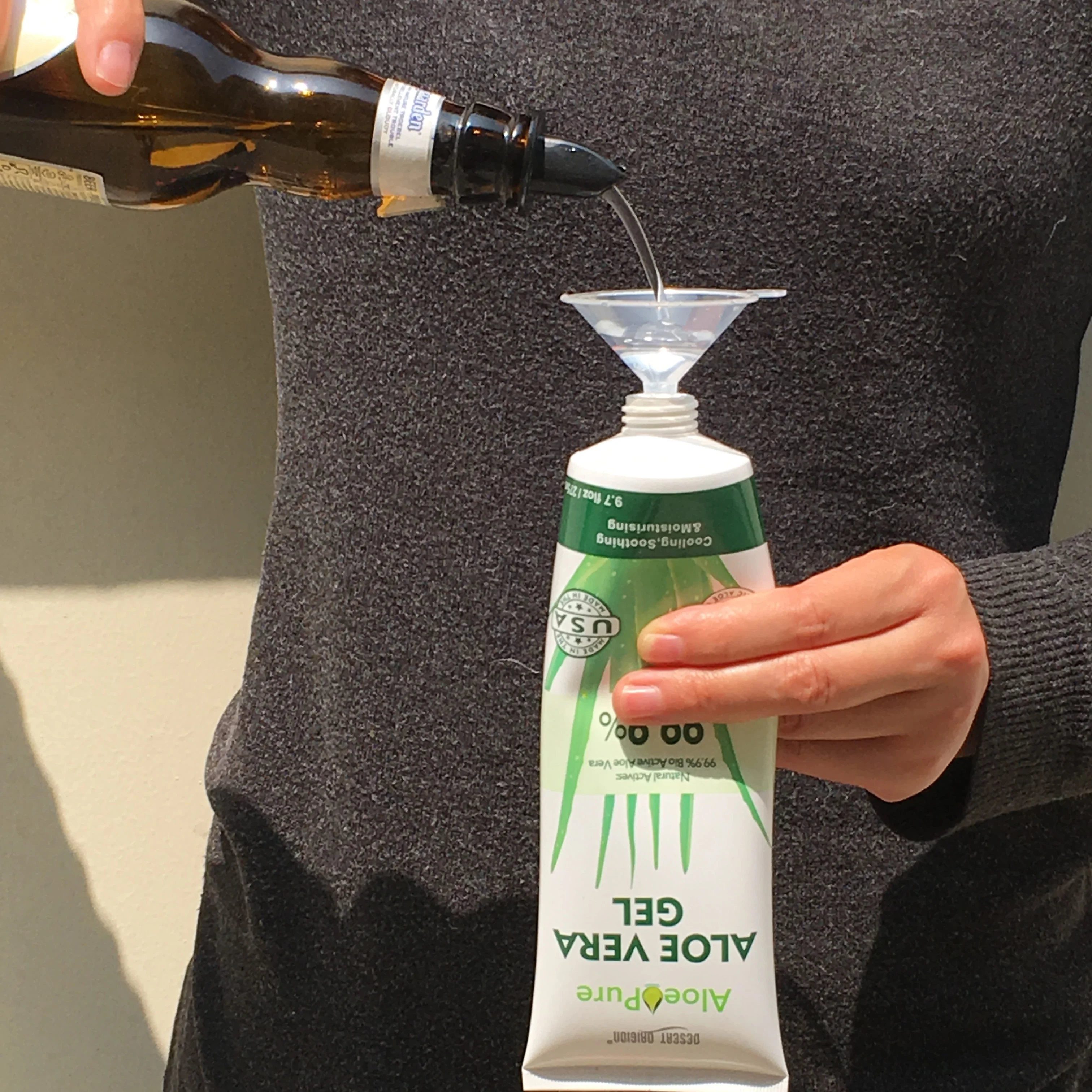 Secret Flask Hidden Hand Cream Flask Holds 260ml Alcohol Buy Secret