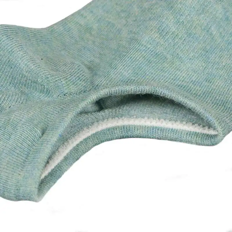 Solid Color Cotton Socks Do Not Fall Silicon Gel Anti Slip Invisible Socks Men