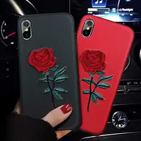

New Coming Rose Phone Case For Iphone 7 Plus For iPhone XS max Smartphone Cover case
