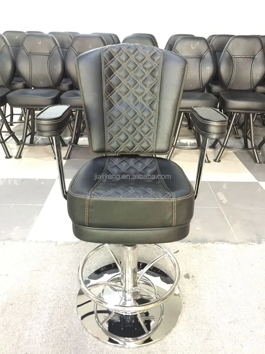 Las Vegas Casino Bar Chair,Slot Machine Chair Used Casino Stools Black