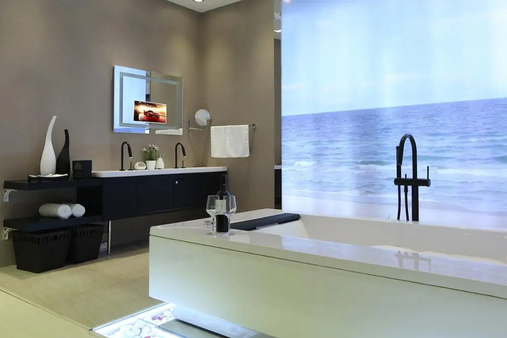 Hot Sale Waterproof Bathroom LED Smart TV Mirror for Hotel
