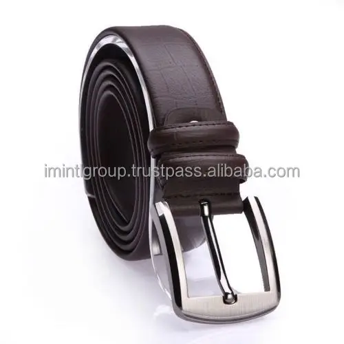 Full Black Genuine Leather Belt