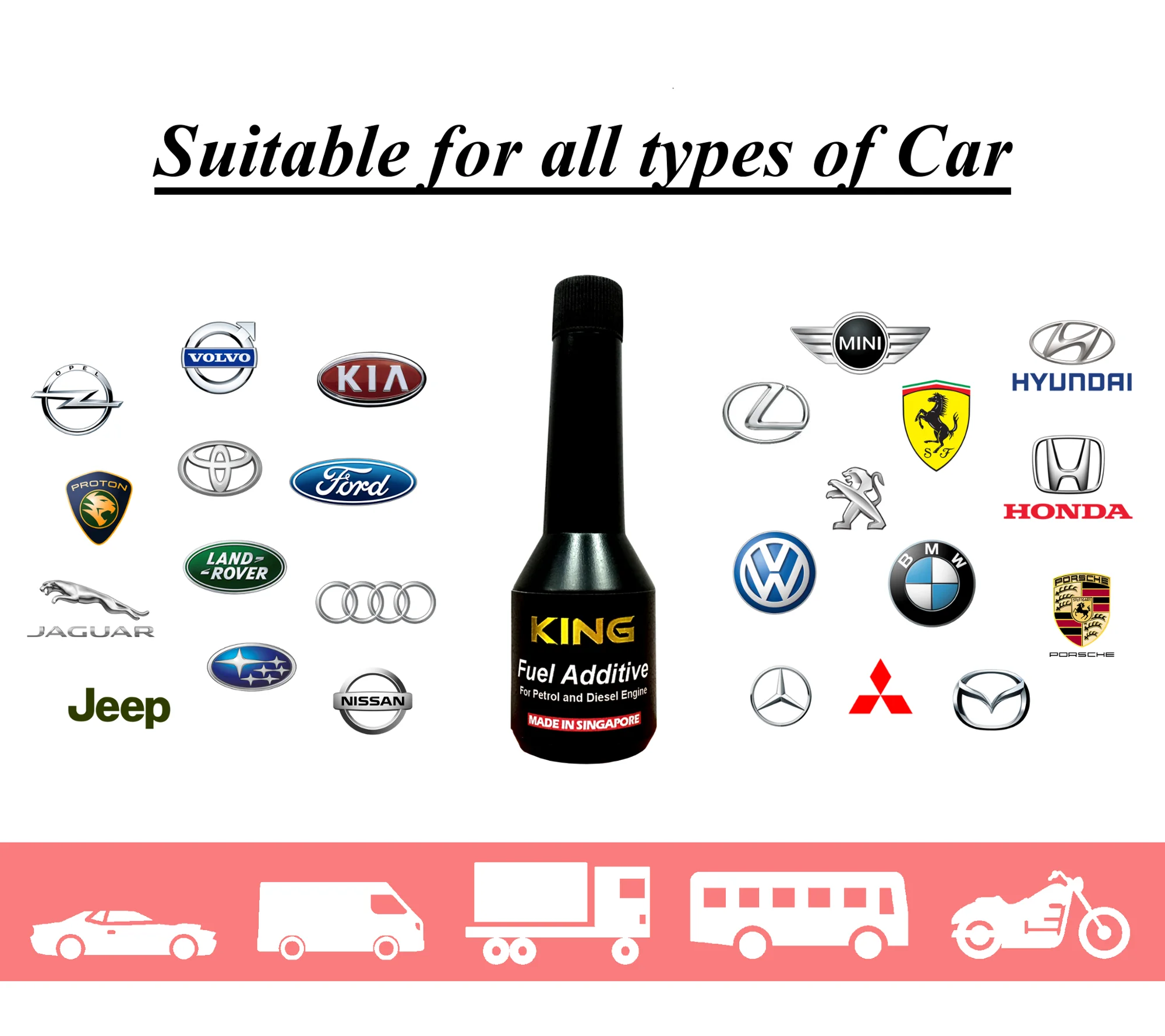 Fuel Additive For Kia Lada Octane Booster Motor Additive Oil