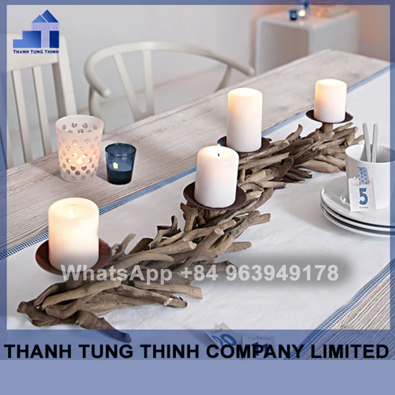 Garden Decorative Outdoor With Candle Holder Buy Home Decor Wood Candle Holder Product On Alibaba Com