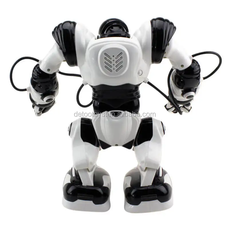 black and white remote control robot