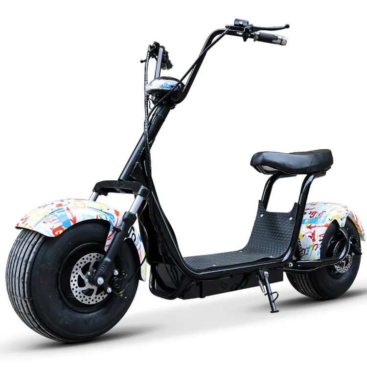 

2020 1000w-3000w 40-80KM Scooter Electric Scooter City coco bike motorcycle 2big Wheels for Adults